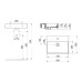 Pakabinamas/pastatomas praustuvas Deante Temisto galimi matmenys 500x400mm, 500x500mm 600x500mm