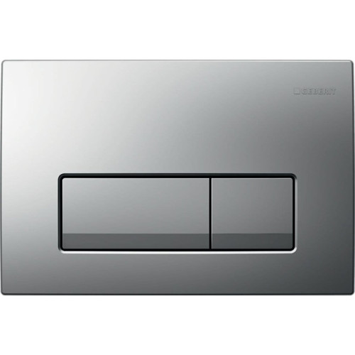 Matinio chromo spalvos vandens nuleidimo mygtukas Geberit Delta 50 Square