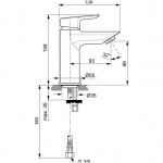 Ideal Standard Tesi praustuvo maišytuvas A6559AA