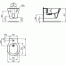 Ideal Standard Connect Air pakabinama bide