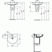 Praustuvas Ideal Standard Connect Air Arc Praustuvas Ideal Standard Connect Air Arc