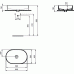 Ideal Standard Strada II T298101 pastatomas ant stalviršio praustuvas 600x400mm.