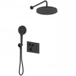 Ideal Standard CERATHERM NAVIGO SOLOS potinkinė termostatinė sistema juoda matine