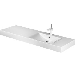 PAA Pakabinamas praustuvas Long Step  1500x490 mm  Kairinis