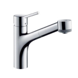 Hansgrohe Talis S virtuvės praustuvo maišytuvas su ištraukiamu dušeliu 32841000 Hansgrohe Talis S virtuvės praustuvo maišytuvas su ištraukiamu dušeliu 32841000
