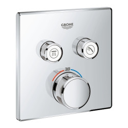 Grohe Grohtherm SmartControl potinkinis termostatinis maišytuvas 2 krypčių išbėgimas su potinkine dalimi