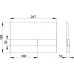 Alcaplast Nuleidimo mygtukas juodas M1718 Alcaplast Nuleidimo mygtukas juodas M1718