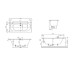 Villeroy & Boch O.Novo akrilinė vonia 190x90 cm, su kojomis Villeroy & Boch O.Novo akrilinė vonia 190x90 cm, su kojomis