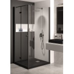 Deante CORREO granitinis  dušo padėklas 90x90cm juodos spalvos