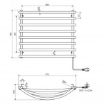 Elektrinis rankšluosčių džiovintuvas Sapho SU110 570x465 mm