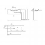 Ideal Standard Tesi pakabinamas/baldinis praustuvas