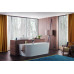 Villeroy&Boch glaudžiama prie sienos vonia Oberon 2.0 Duo 1800x800 mm su panele balta Quaryl®