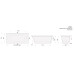 PAA akmens masės vonia Vario Long 1700x750 mm