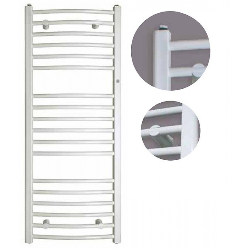 towel rail Ambra R, 1038x600 mm, white 