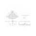 Villeroy & Boch Loop & Friends Oval kampinė akrilinė vonia 140x140 cm