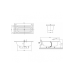 Villeroy & Boch Loop & Friends Square Oval Duo akrilinė vonia 170x75 cm