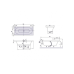 Villeroy & Boch Loop & Friends Square Oval Duo akrilinė vonia 180x80 cm Villeroy & Boch Loop & Friends Square Oval Duo akrilinė vonia 180x80 cm