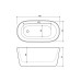 Balteco Azur lieto akmens vonia galimi matmenys 1300x700 mm 1400x700 1550x700 mm Balteco Azur lieto akmens vonia galimi matmenys 1300x700 mm 1400x700 1550x700 mm