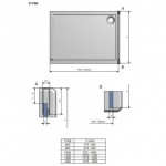 Berėmė dušo sienelė Roth CALIDA Walk In 800 mm Berėmė dušo sienelė Roth CALIDA Walk In 800 mm