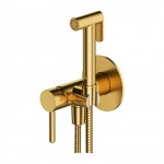 Braižyto aukso spalvos bidette dušelio komplektas Omnires