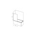 Ravak vonios sienelė BVS1 su tvirtinimais 150x80 Ravak vonios sienelė BVS1 su tvirtinimais 150x80