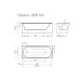 Vispool akmens masės vonia CLASSICA 1500x750mm,1700x750mm,1800x750mm