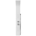 Dušo panelė Corsan Alto LED, aliuminė, su termostatu, baltos spalvos, A017TWHLED Dušo panelė Corsan Alto LED, aliuminė, su termostatu, baltos spalvos, A017TWHLED