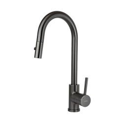 Virtuvinis maišytuvas Corsan Lugo CMB7563, su ištraukiamu snapu, grafito (gunmetal) spalvos, CMB7563GM