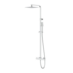 Dušo sistema su stovu Corsan Ango CMN02, su termostatu, chromo spalvos, CMN02TCH