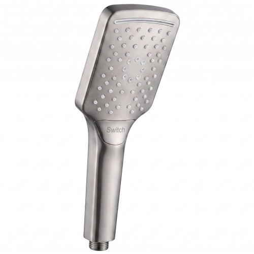 Rankinis dušas Corsan Vilo CMP003, 3 funkcijų, šlifuoto plieno spalvos, CMP003BSL Rankinis dušas Corsan Vilo CMP003, 3 funkcijų, šlifuoto plieno spalvos, CMP003BSL