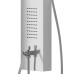 Dušo panelė Corsan Samsara LED, plieninė, su termostatu, sidabro spalvos, S003TSLLED Dušo panelė Corsan Samsara LED, plieninė, su termostatu, sidabro spalvos, S003TSLLED