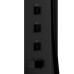 Dušo panelė Corsan Neo LED, plieninė, su termostatu, su vonios snapu, juodos spalvos, S060TBLLEDW