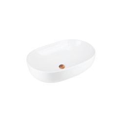 Pastatomas praustuvas Corsan Olvena UC5566, ovalus, 60x40x15 cm, su šlifuoto vario spalvos klik-klak dugno vožtuvu, UC5566BRG Pastatomas praustuvas Corsan Olvena UC5566, ovalus, 60x40x15 cm, su šlifuoto vario spalvos klik-klak dugno vožtuvu, UC5566BRG