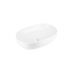 Pastatomas praustuvas Corsan Olvena UC5566, ovalus, 60x40x15 cm, su baltos spalvos klik-klak dugno vožtuvu, UC5566WH Pastatomas praustuvas Corsan Olvena UC5566, ovalus, 60x40x15 cm, su baltos spalvos klik-klak dugno vožtuvu, UC5566WH