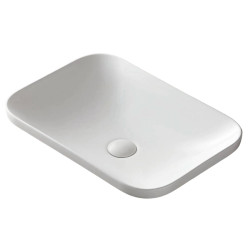 Į stalviršį įleidžiamas praustuvas Corsan Intero UC5672, stačiakampis, 43x38x14 cm, su baltos spalvos klik-klak dugno vožtuvu, UC5672WH Į stalviršį įleidžiamas praustuvas Corsan Intero UC5672, stačiakampis, 43x38x14 cm, su baltos spalvos klik-klak dugno vožtuvu, UC5672WH
