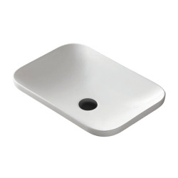Į stalviršį įleidžiamas praustuvas Corsan Intero UC5689, stačiakampis, 53x37x15 cm, su grafito (gunmetal) spalvos klik-klak dugno vožtuvu, UC5689GM Į stalviršį įleidžiamas praustuvas Corsan Intero UC5689, stačiakampis, 53x37x15 cm, su grafito (gunmetal) spalvos klik-klak dugno vožtuvu, UC5689GM