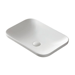 Į stalviršį įleidžiamas praustuvas Corsan Intero UC5689, stačiakampis, 53x37x15 cm, su baltos spalvos klik-klak dugno vožtuvu, UC5689WH Į stalviršį įleidžiamas praustuvas Corsan Intero UC5689, stačiakampis, 53x37x15 cm, su baltos spalvos klik-klak dugno vožtuvu, UC5689WH
