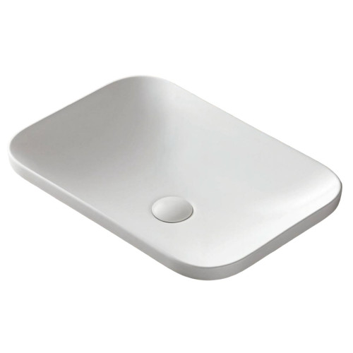 Į stalviršį įleidžiamas praustuvas Corsan Intero UC5696, stačiakampis, 60x37x14,5 cm, su baltos spalvos klik-klak dugno vožtuvu, UC5696WH Į stalviršį įleidžiamas praustuvas Corsan Intero UC5696, stačiakampis, 60x37x14,5 cm, su baltos spalvos klik-klak dugno vožtuvu, UC5696WH