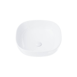 Pastatomas praustuvas Corsan Mono UC9995, kvadratinis, 42x42 cm, su baltos spalvos klik-klak dugno vožtuvu, UC9995WH Pastatomas praustuvas Corsan Mono UC9995, kvadratinis, 42x42 cm, su baltos spalvos klik-klak dugno vožtuvu, UC9995WH