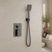 Potinkinė dušo sistema Corsan Ango Z01, su maišytuvu, grafito (gunmetal) spalvos, Z01MGM Potinkinė dušo sistema Corsan Ango Z01, su maišytuvu, grafito (gunmetal) spalvos, Z01MGM