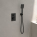 Potinkinė dušo sistema Corsan Ango Z01, su termostatu, juodos spalvos, Z01TBL Potinkinė dušo sistema Corsan Ango Z01, su termostatu, juodos spalvos, Z01TBL
