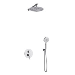 Potinkinė dušo sistema Corsan Lugo Z03, su maišytuvu, chromo spalvos, Z03MCH Potinkinė dušo sistema Corsan Lugo Z03, su maišytuvu, chromo spalvos, Z03MCH