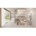 Apvalus sieninis rankšluosčio laikiklis Deante Silia, šlifuotas plienas, ADI_F611 Apvalus sieninis rankšluosčio laikiklis Deante Silia, šlifuotas plienas, ADI_F611