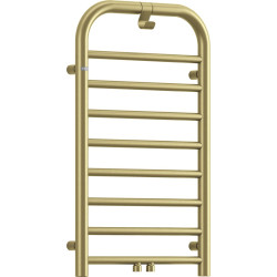 Rankšluosčių džiovintuvas Deante Silia, aukštis 85 cm, matinis auksas, AGI_RG31 Rankšluosčių džiovintuvas Deante Silia, aukštis 85 cm, matinis auksas, AGI_RG31