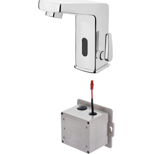 Bekontaktis praustuvo maišytuvas su temperatūros reguliavimu Deante Sensor, 4xAA, chromas, BCH_029R Bekontaktis praustuvo maišytuvas su temperatūros reguliavimu Deante Sensor, 4xAA, chromas, BCH_029R