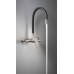 Sieninis virtuvinis maišytuvas su lenkiamu snapu Deante Luno, šlifuotas plienas, juoda, BOC_B800