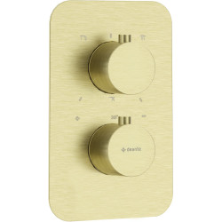 Išorinė termostatinio BOX dalis Deante Therm, šlifuotas auksas, BXY_REBT Išorinė termostatinio BOX dalis Deante Therm, šlifuotas auksas, BXY_REBT
