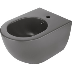 Pakabinamas bidė Deante Peonia, titanas, antracitas, CDE_DBPW