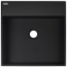 Granitinis praustuvas Deante Correo, statomas ant stalviršio, su vieta maišytuvui, 400x400 mm, juoda, CQR_NU4S Granitinis praustuvas Deante Correo, statomas ant stalviršio, su vieta maišytuvui, 400x400 mm, juoda, CQR_NU4S