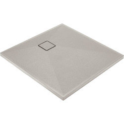 Granitinis kvadratinis dušo padėklas Deante Correo, 90x90 cm, smėlio, KQR_541B Granitinis kvadratinis dušo padėklas Deante Correo, 90x90 cm, smėlio, KQR_541B
